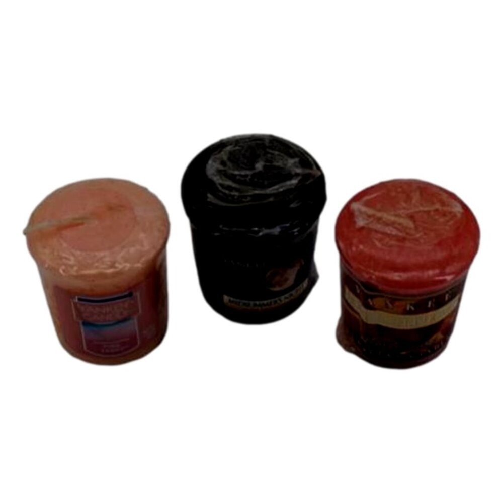 Yankee Candles (Pink Sands, Midsummer's Night, Home Sweet Home), 1.75 oz (each),
